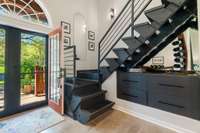 Renovated stylish staircase
