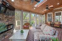 Wow! Three-Season Sunroom was built in 2024.