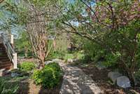 The backyard is a dream in the heart of Brentwood!