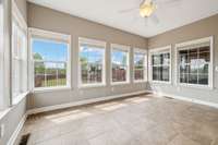 conditioned Sunroom/Florida room