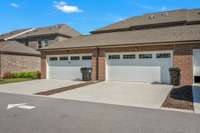 Two-car "alley-load" garage: a rare, standout feature for a townhome at this price point.