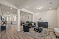 This townhome features a different floor plan that feels notably more open and spacious than other townhomes of similar size in the community.