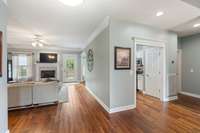 The spacious layout provides the perfect setting for both unwinding in comfort and entertaining with ease.