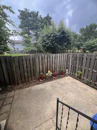 Private patio area