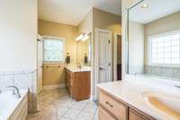 Primary Bath with double vanities