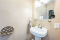 Basement half bath