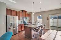Spacious kitchen with pantry and a large island!