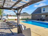 Pool is heated to extend use time