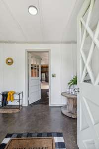 Entrance into the barn.