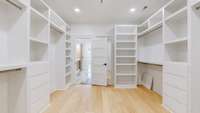 Master closet.