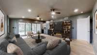 Virtual staging.