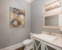 Main floor powder room