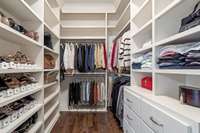 View of Owner's Suite closet