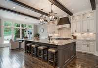 Hosting family and friends in this culinary dream kitchen is a pleasure