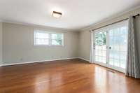 Bonus room could be used as a den, office, or extra bedroom.