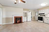 View 2 of the dining room.