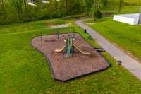Playground, Little Library and second dog park located along neighborhood walking paths.