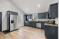 Stainless steel appliances, plentiful cabinet and counter space and natural light are show stoppers in your dreamy kitchen!