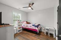 Your 2nd bedroom! Ceiling light and fan make for a comfortable sleep and an easy morning!