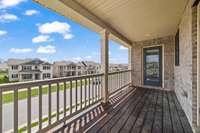 Balcony off Bedrooms 3 and 4