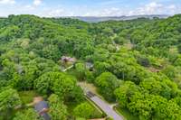 Nestled in the trees, you'd never know you were so close to Brentwood and Nashville