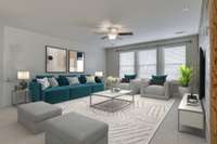 Virtually stage