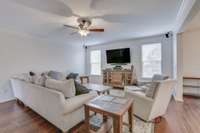 Living Room w sound sound speakers