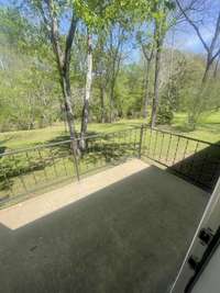 NICE PATIO BEHIND THE HOUSE