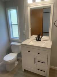 MASTER BATH - NEW VANITY & COMMODE