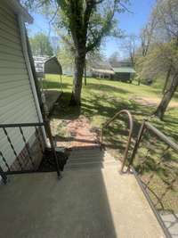 STAIRS DOWN TO YARD