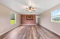 2 bedroom mobile home with fully renovated interior and appliances.