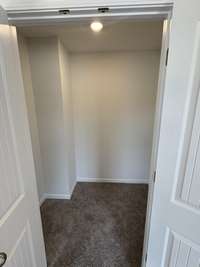 Current status as of 6/23/2025. Primary Closet. Closet will include wire shelving.