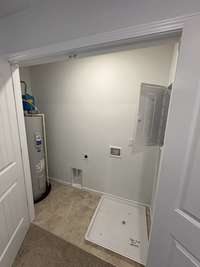 Current Status as of 6/23/2025. Utility room.