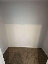 Closet #1 in Primary bedroom. Will include wire shelving.