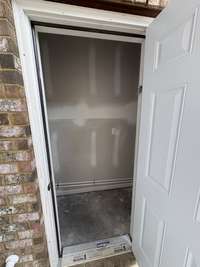 Current status as of 6/23/2025. Patio storage closet.