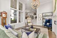 Large window and great hardwood floors