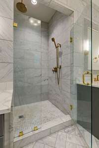 Custom shower in primary bath