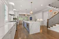 Kitchen and staircase view