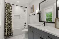 Private bath for guest room
