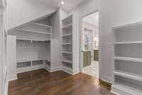Primary closet