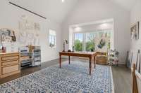 Upstairs studio