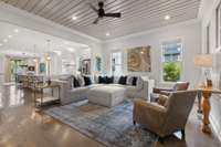 Great view of the family room