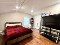 The Master bedroom is quite large with lots of space.