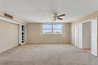 Primary Bedroom with walk-in closet.