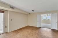 View into the Primary Bedroom.