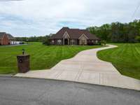 Beautiful concrete drive