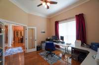 office with french doors for privacy