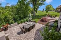 The 2 new patios are ready for entertaining!