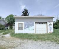 Detached garage.