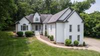 Nestled against the trees with lots of privacy.